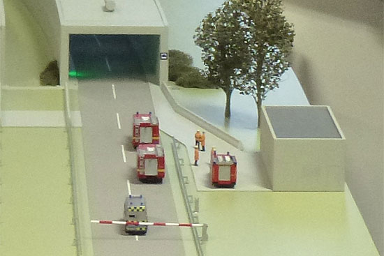 Feuerwehr-Übungstunnel